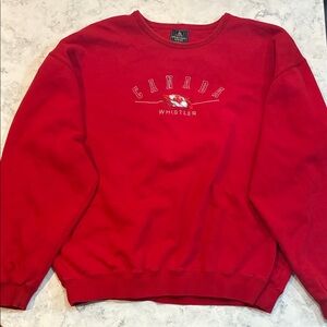 Red Canada Whistler Sweater